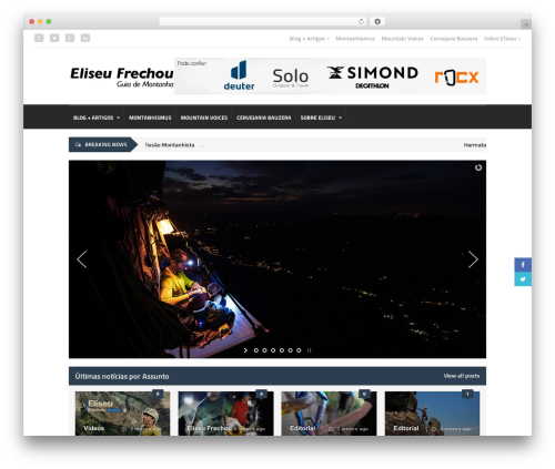 WordPress theme Quadrum Theme - eliseufrechou.com.br