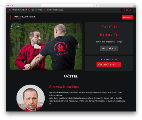 WordPress theme web - taichi-kungfu.cz