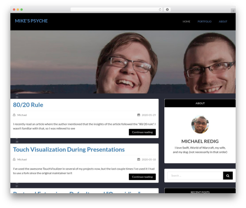XCode best WordPress theme - mikespsyche.com XCode best WordPress theme - mikespsyche.com