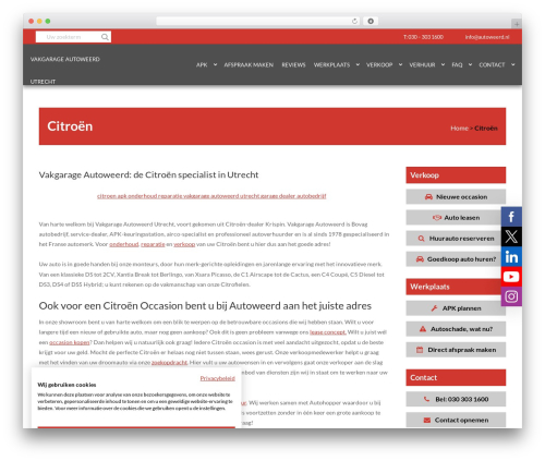 Autosoft Theme: Matador WordPress website theme - autoweerd.nl/citroen
