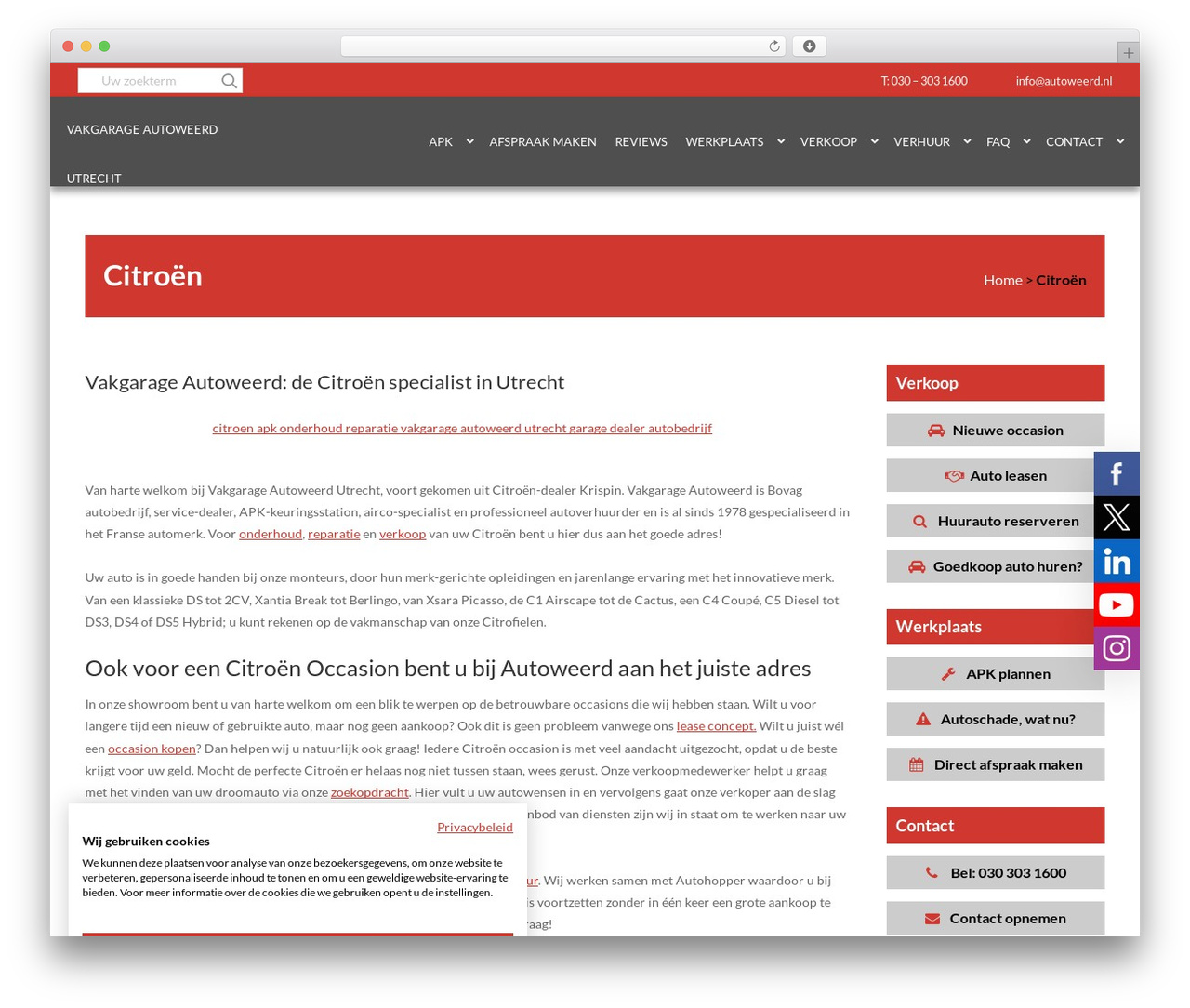 Autosoft Theme: Matador WordPress website theme - autoweerd.nl/citroen