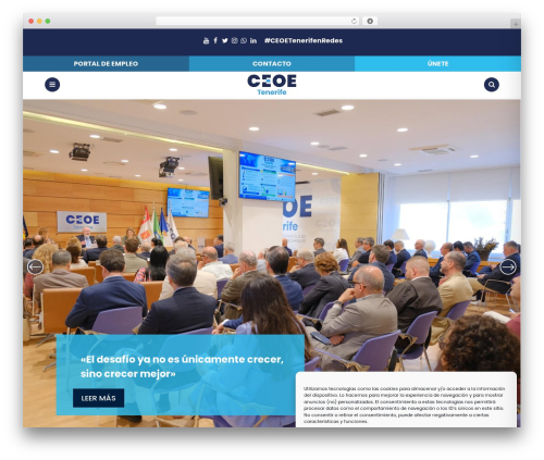 Carrino premium WordPress theme - ceoe-tenerife.com