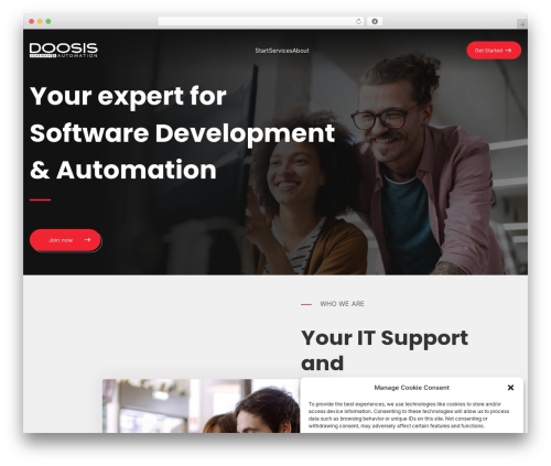 Theme WordPress E-Volve - doosis.com