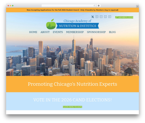 WordPress theme Beaver Builder Theme - eatrightchicago.org