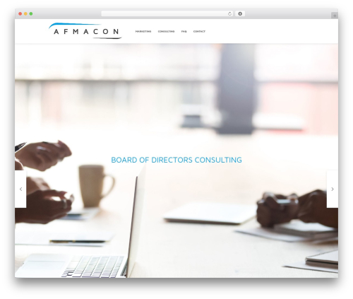 Deploy WordPress theme - afmacon.com