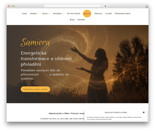 Divi WordPress theme - samiera.cz