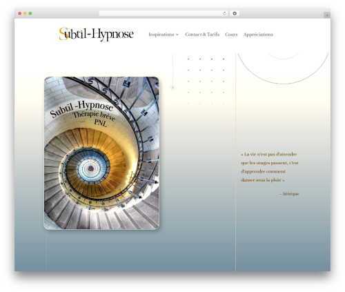 Divi quasi sticky footer WordPress plugin - subtil-hypnose.ch