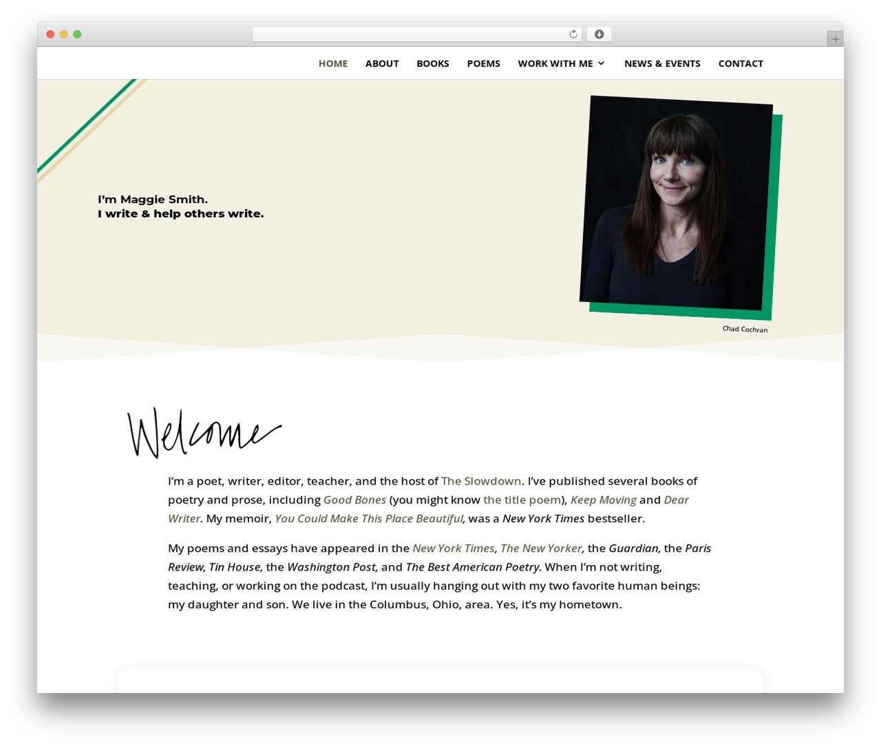 Divi WordPress theme - maggiesmithpoet.com Divi WordPress theme - maggiesmithpoet.com