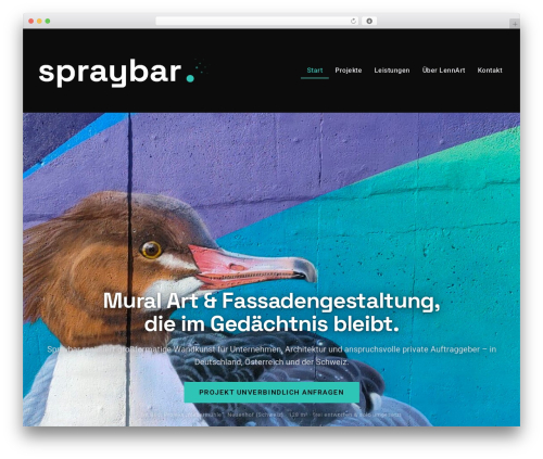 Hello Elementor WordPress theme - spraybar.de