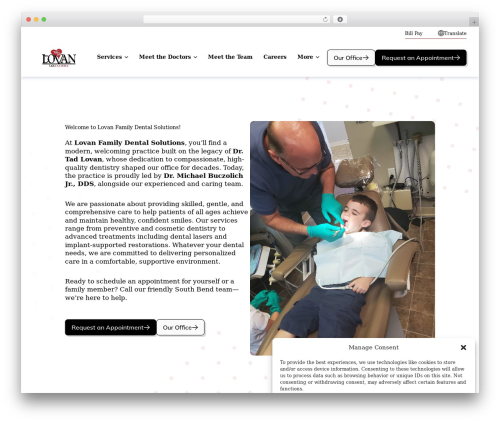 Sentry WordPress theme - drtadlovan.com