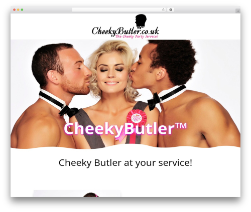 WordPress theme Divi - cheekybutler.co.uk