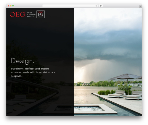 WordPress theme Indy Custom Pools - indycustompools.com