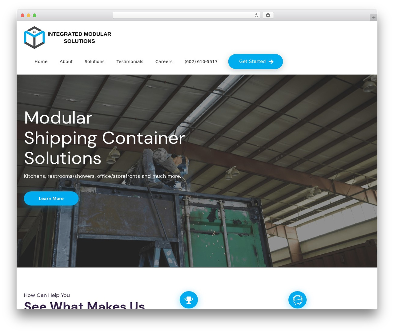 WordPress theme Integrated Modular Solutions - imsbuilder.com