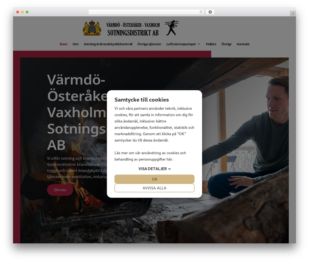 Divi theme WordPress - varmdosot.se