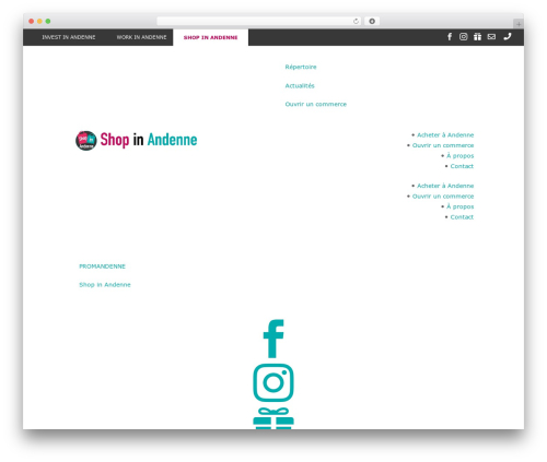 Divi WordPress ecommerce theme - shopinandenne.be