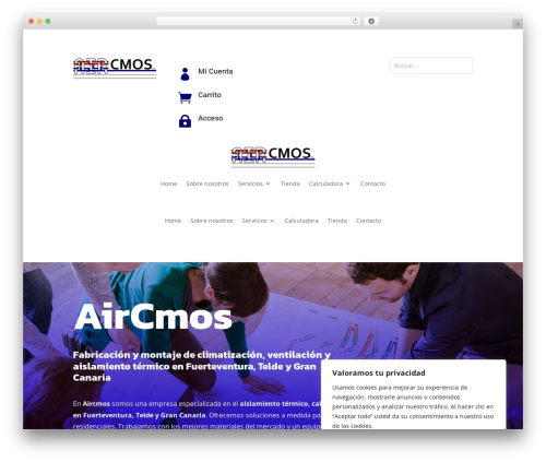 Divi WordPress theme - aircmos.com