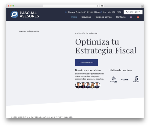 GeneratePress WordPress theme - pascualasesores.com