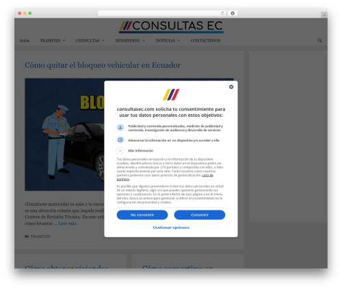 Taboola WordPress plugin - consultasec.com