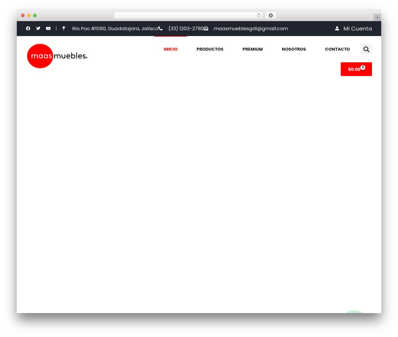 Hello Elementor WordPress theme - maasmuebles.com.mx