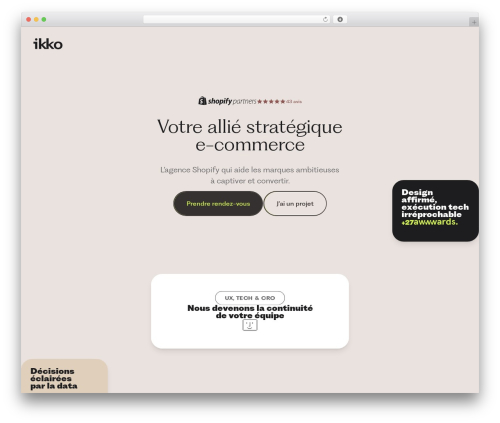 Theme WordPress  - ikko.fr