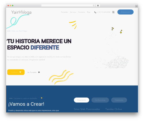 Theme WordPress Enthor - yairhvega.com