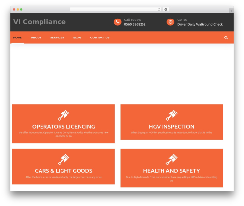 WheelMasters premium WordPress theme - vicompliance.co.uk