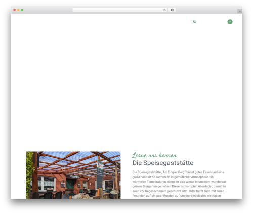 WordPress theme The7 Classic - doerper-berg.com