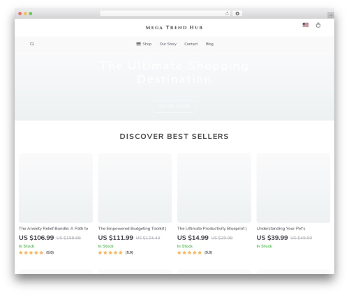 Botticelli WordPress theme - megatrendhub.shop