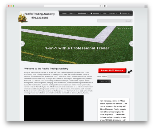 Unite theme WordPress - ptausa.com