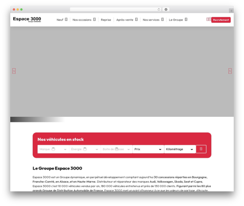 Wordpress Elementor WordPress theme design - espace3000.fr