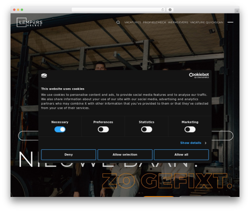 WordPress theme webmix - lempersselect.nl
