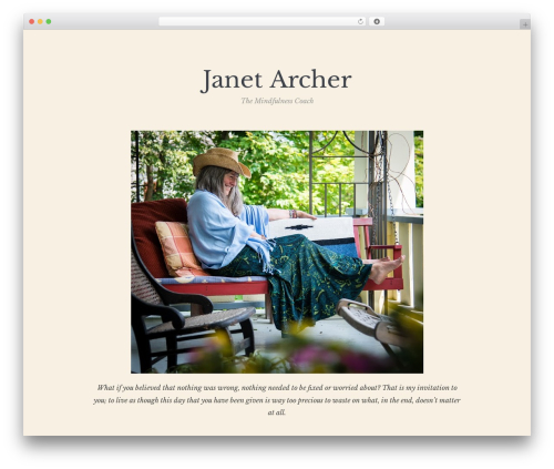 Best WordPress theme Eclipse - janetarcher.com