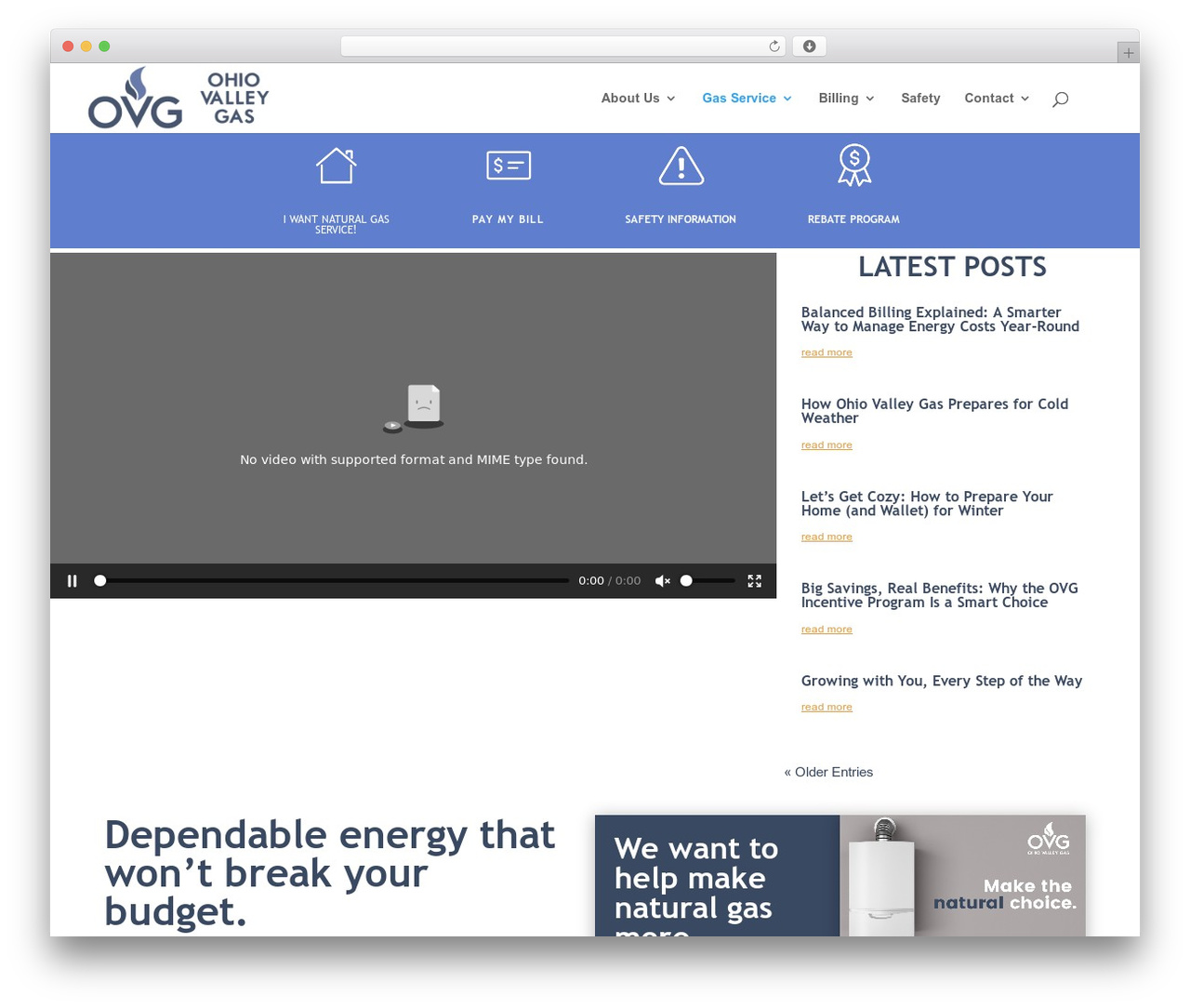 Divi WordPress theme - ovgc.com