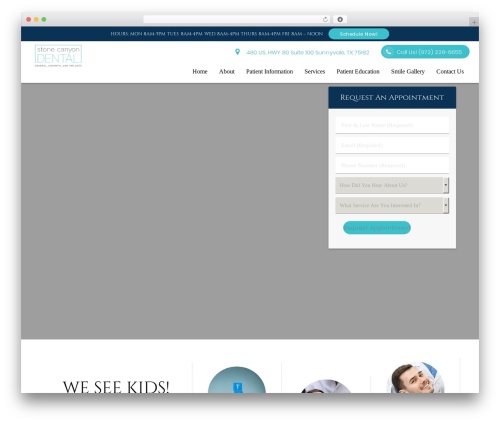 DoctorGenius Framework theme WordPress - stonecanyondental.com