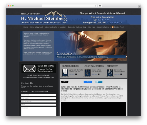 Announcement and vertical scroll news WordPress plugin - colorado-domestic-violence-lawyer.com
