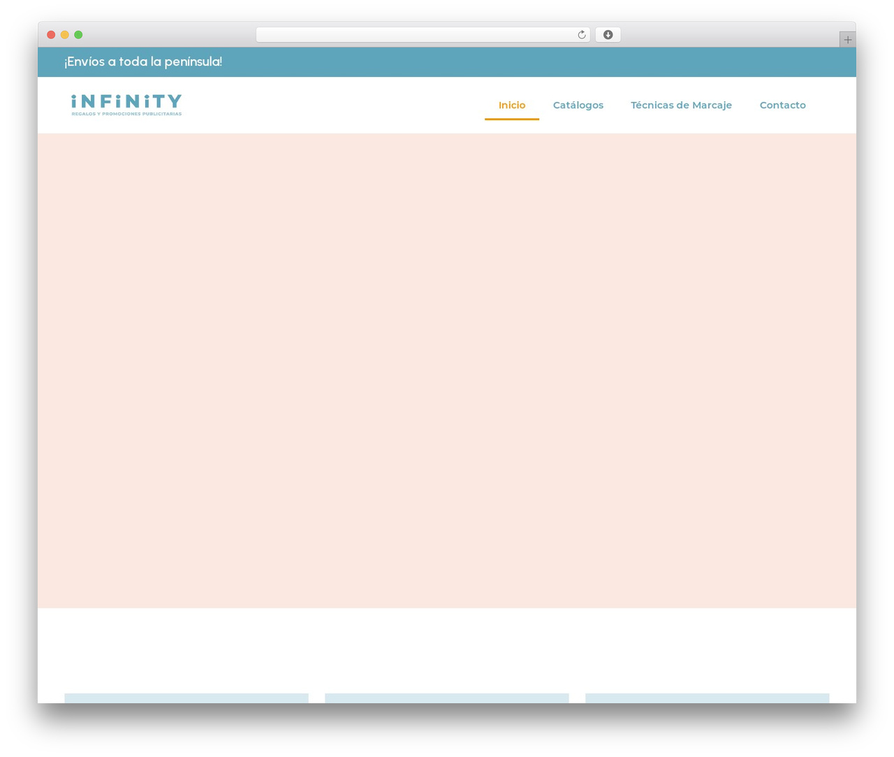 Emerce WordPress theme - infinityregalos.es