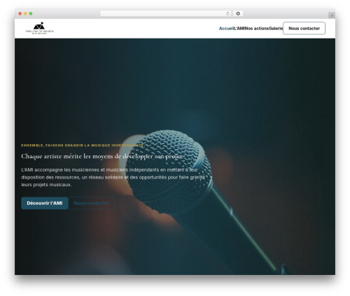 Theme WordPress AMI Theme - musiciensindependants.ch
