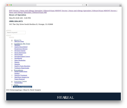 Theme WordPress Medix - edwardkuanmd.com Theme WordPress Medix - edwardkuanmd.com