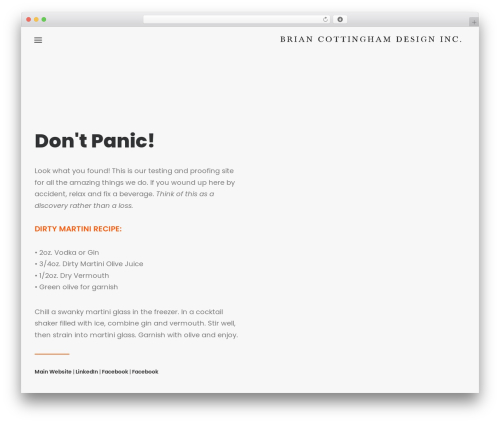 Uncode core WordPress plugin - cottinghamdesign.com
