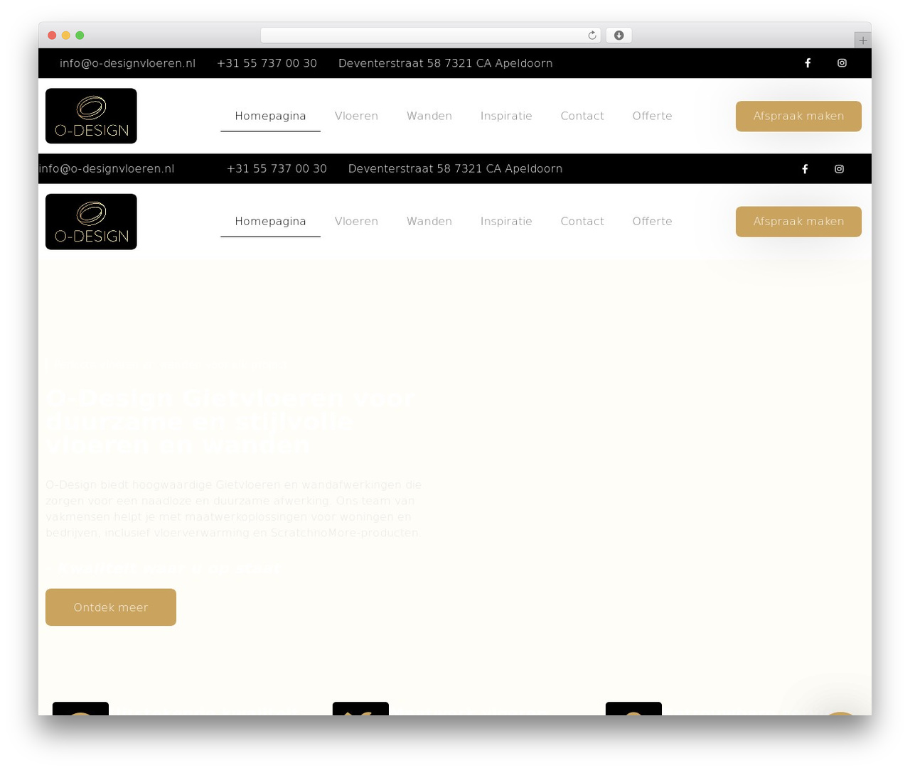 WordPress theme Hello Elementor - o-designvloeren.nl