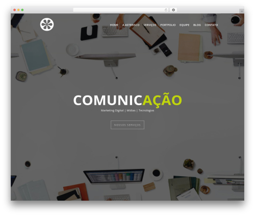 WordPress theme QVA Wordpress Theme - asterisco.ppg.br