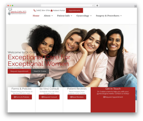 Mypractis WordPress plugin - drcrableobgyn.com