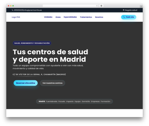 Aim transparency WordPress plugin - premiumhealthsport.com