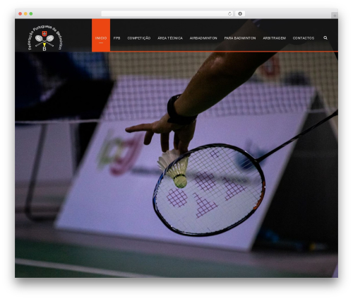 Theme WordPress BigSlam - fpbadminton.pt