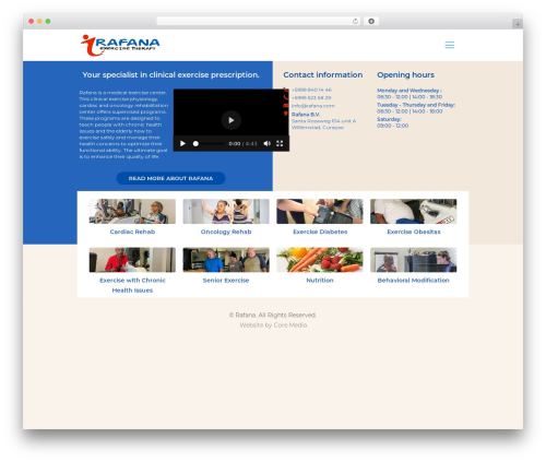 Theme WordPress Core - rafana.com
