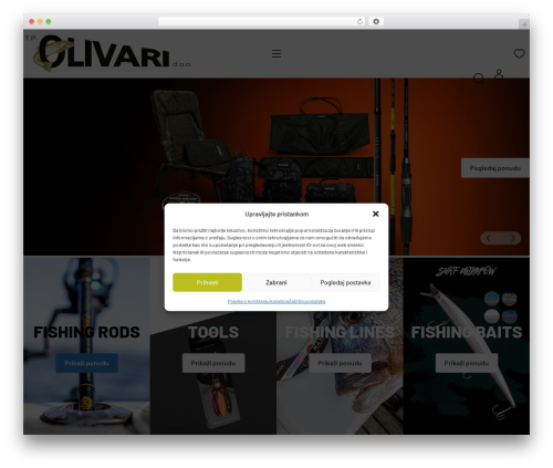 Web 4D WordPress theme - olivari.hr