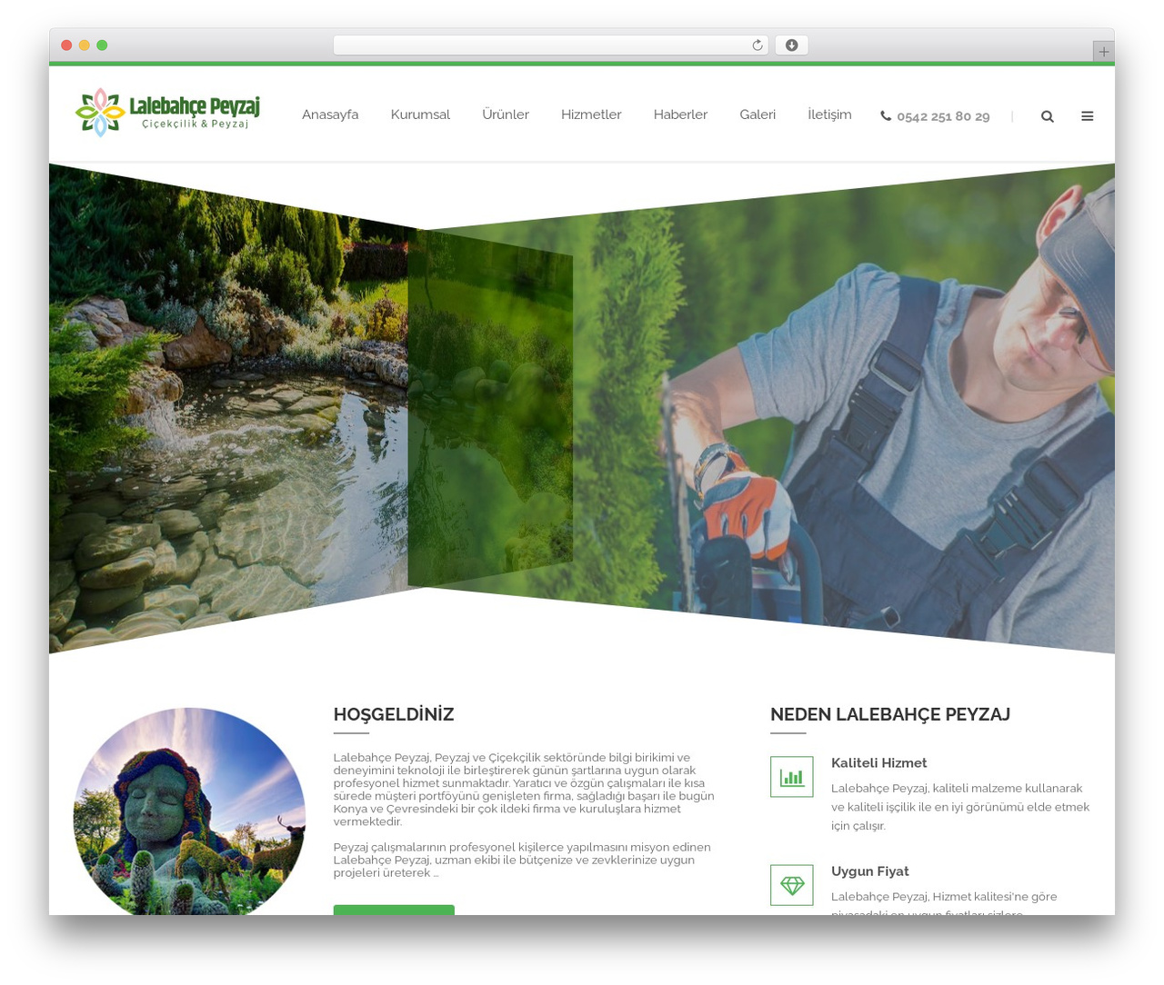 WordPress theme Compact - lalebahcepeyzaj.com
