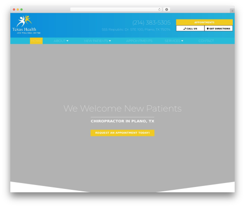 Parent Theme WordPress theme - texashealthandwellnesscenters.com