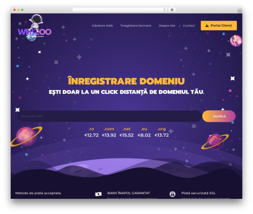 Phox host WordPress plugin - webzoo.ro