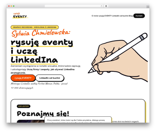 Trydo WP theme - rysujeeventy.pl